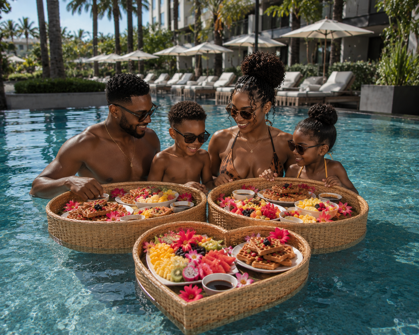 Blooming Brunch floating tray
