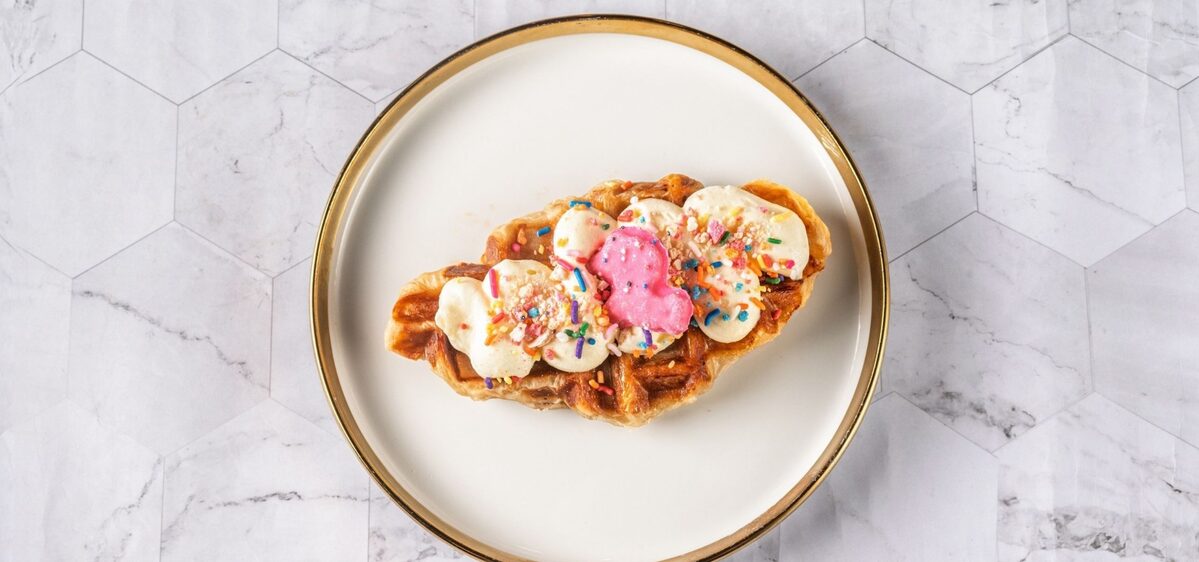 Birthday Cake Croffle
