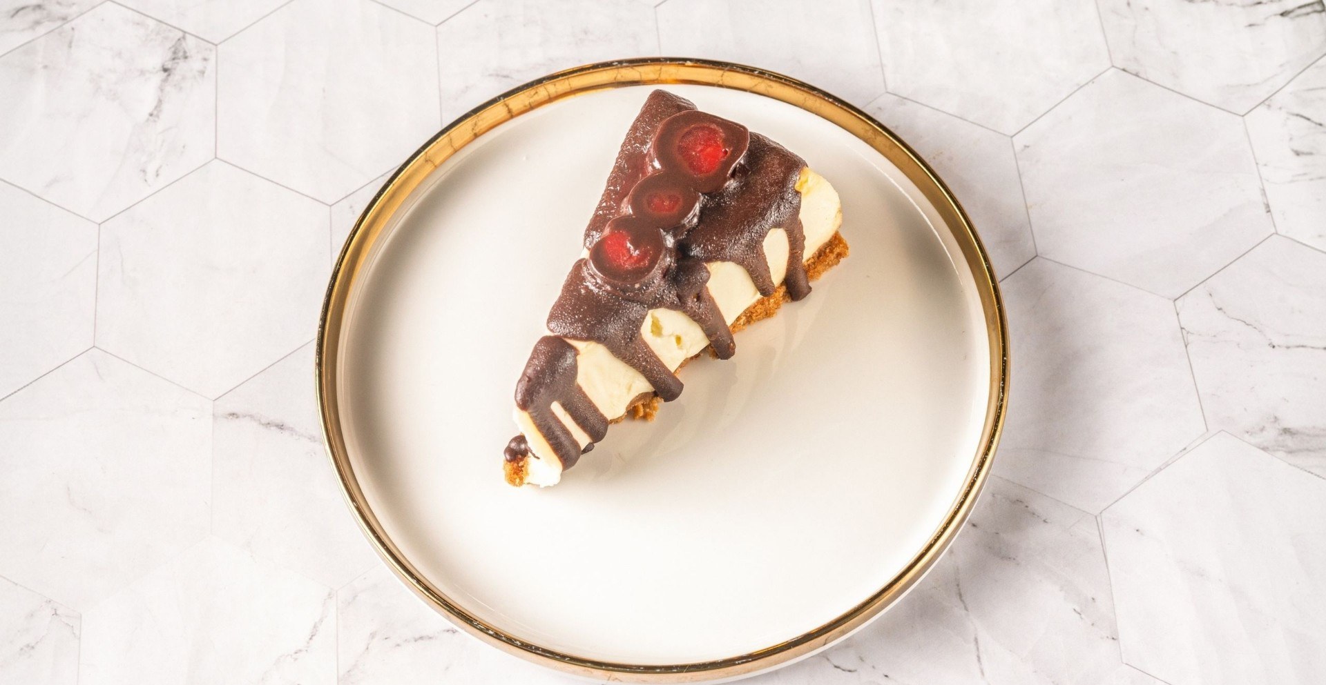 Chocolate Covered Cherry Cheesecake