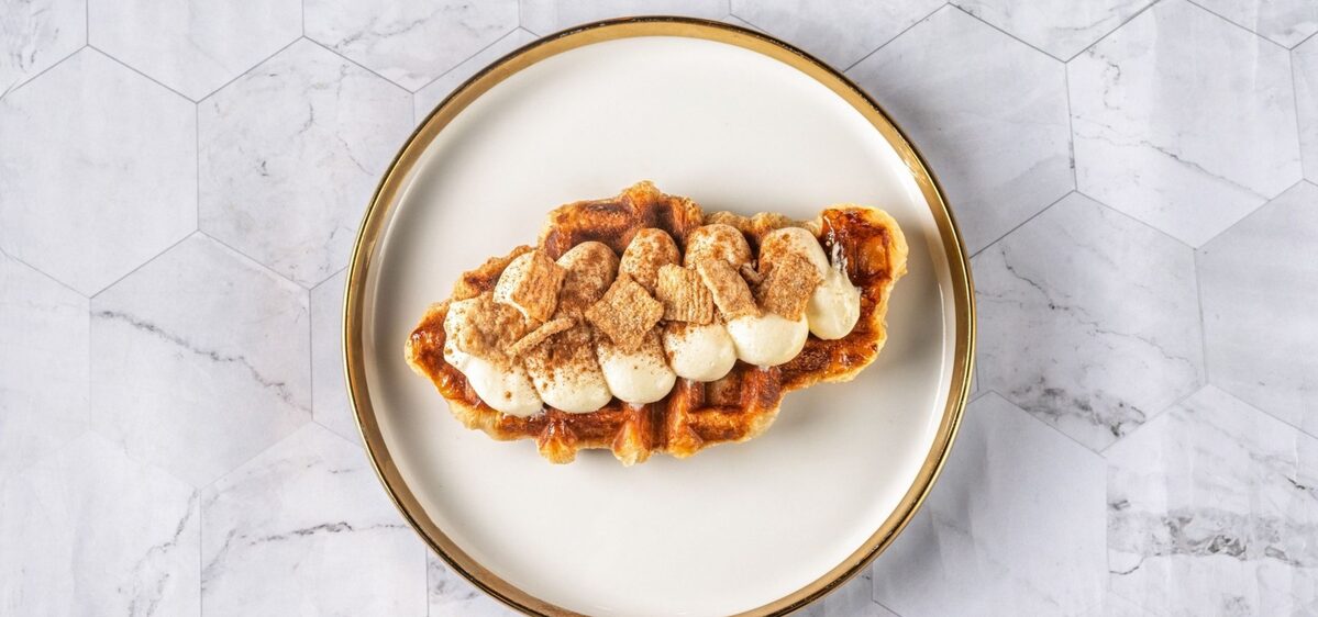 Cinnamon Toast Crunch Croffle